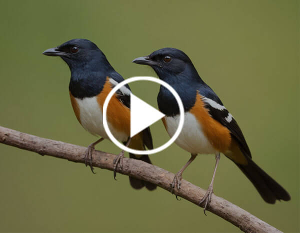 White-Rumped Shama (Copsychus Malabaricus)